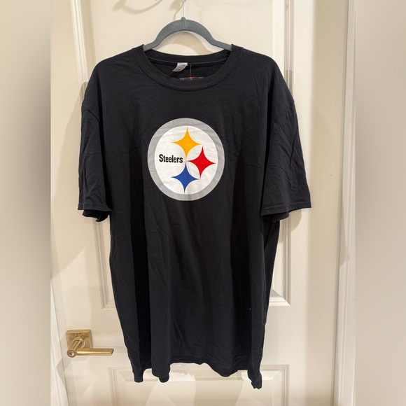 NEW Fanatics Black Steelers Graphic Tee ~ Available in Size XL & 2XL - Picture 2 of 12
